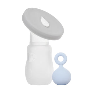 Milk Mate Silicone Breast Pump with Silicone Lid and Stopper